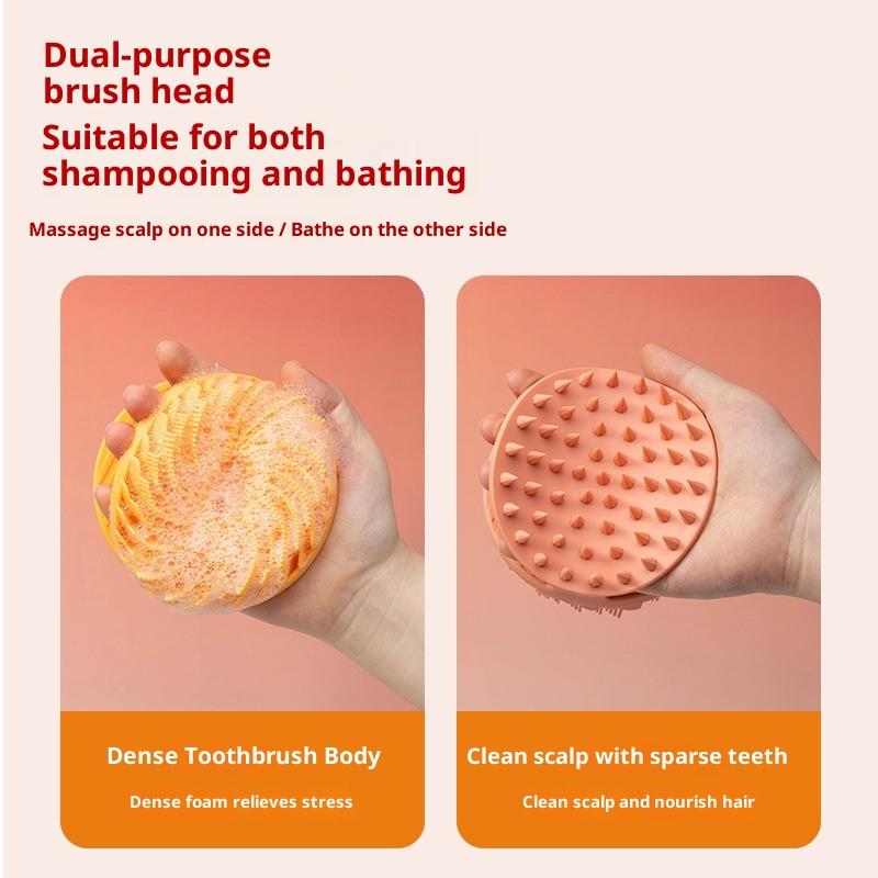 Scalp Scrub Exfoliant - 부드러운 실리콘 바디 스크러버 두피 각질