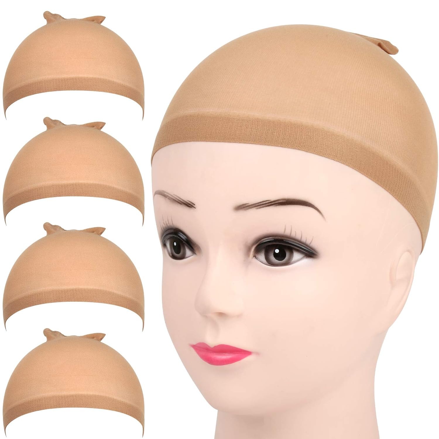Wig Cap Stocking - 가발캡 헤어넷 위브 헤어넷 2/4/6/10/12개입/팩 스타킹