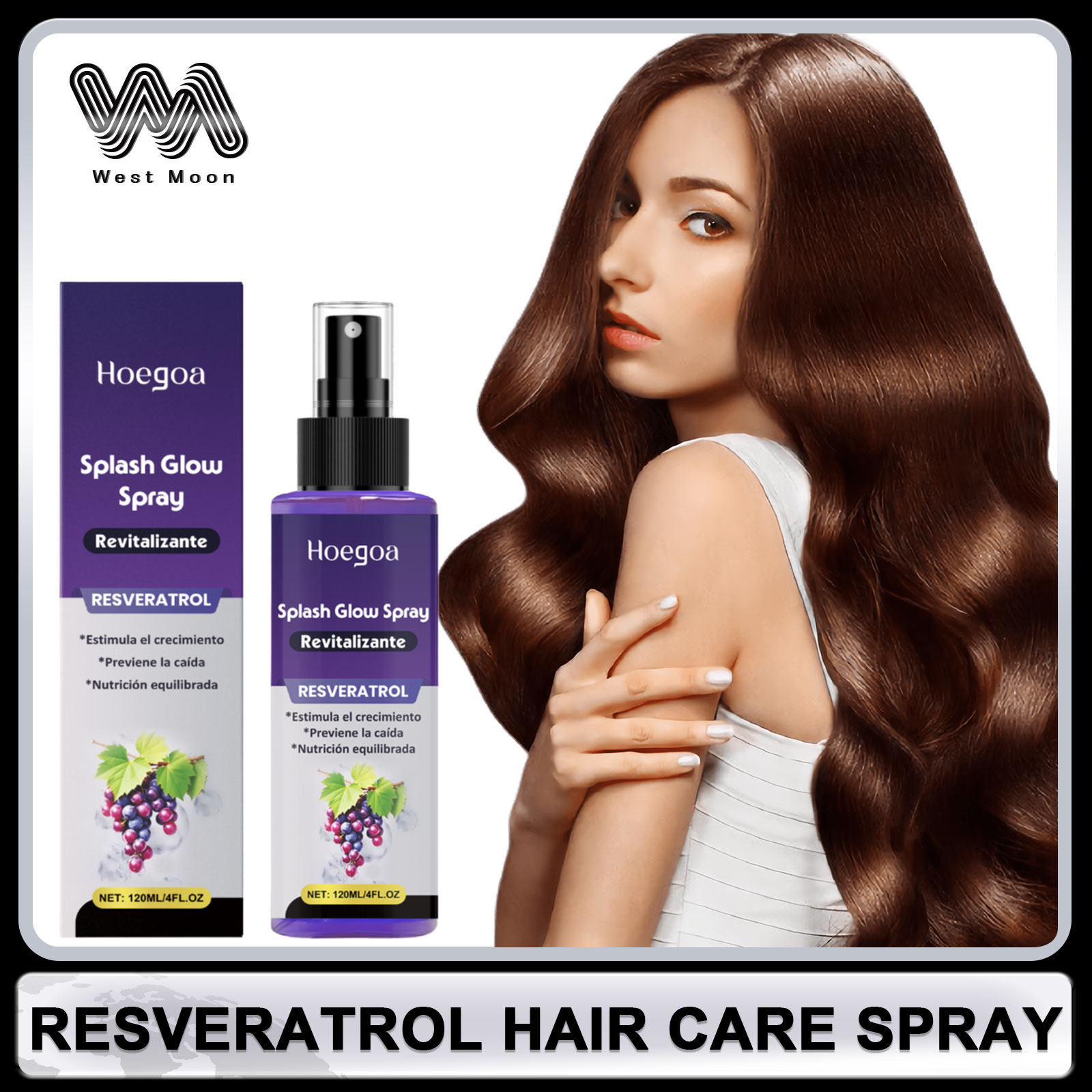 Hair Care Serum - 레스베라트롤 헤어 케어 스프레이 대머리 방지
