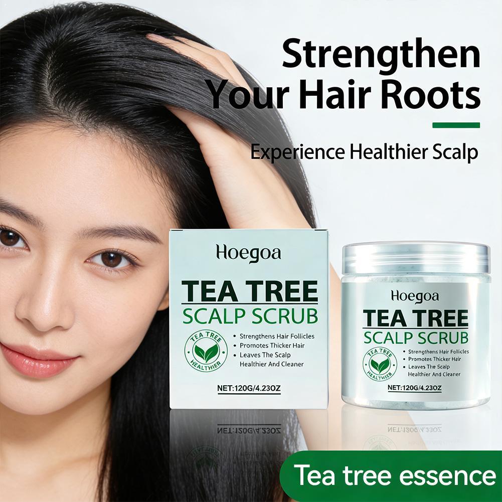 Scalp Scrub Exfoliant - 티트리 두피 스크럽 딥 클린, 모이스춰라이징