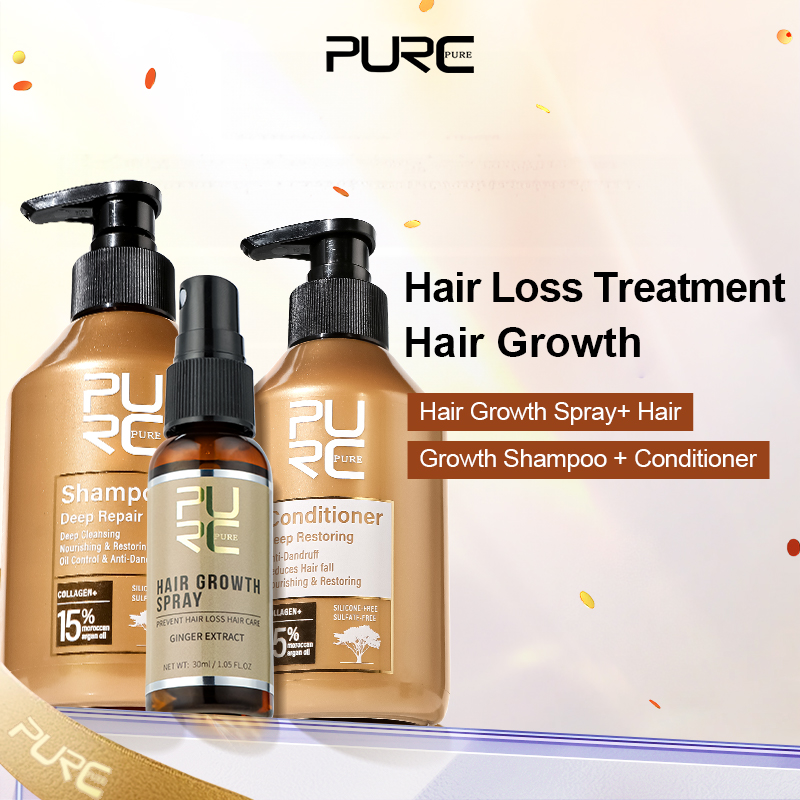Hair Care Keratin Treatment - PURC 모로코 아르간 오일 샴푸 컨디셔너