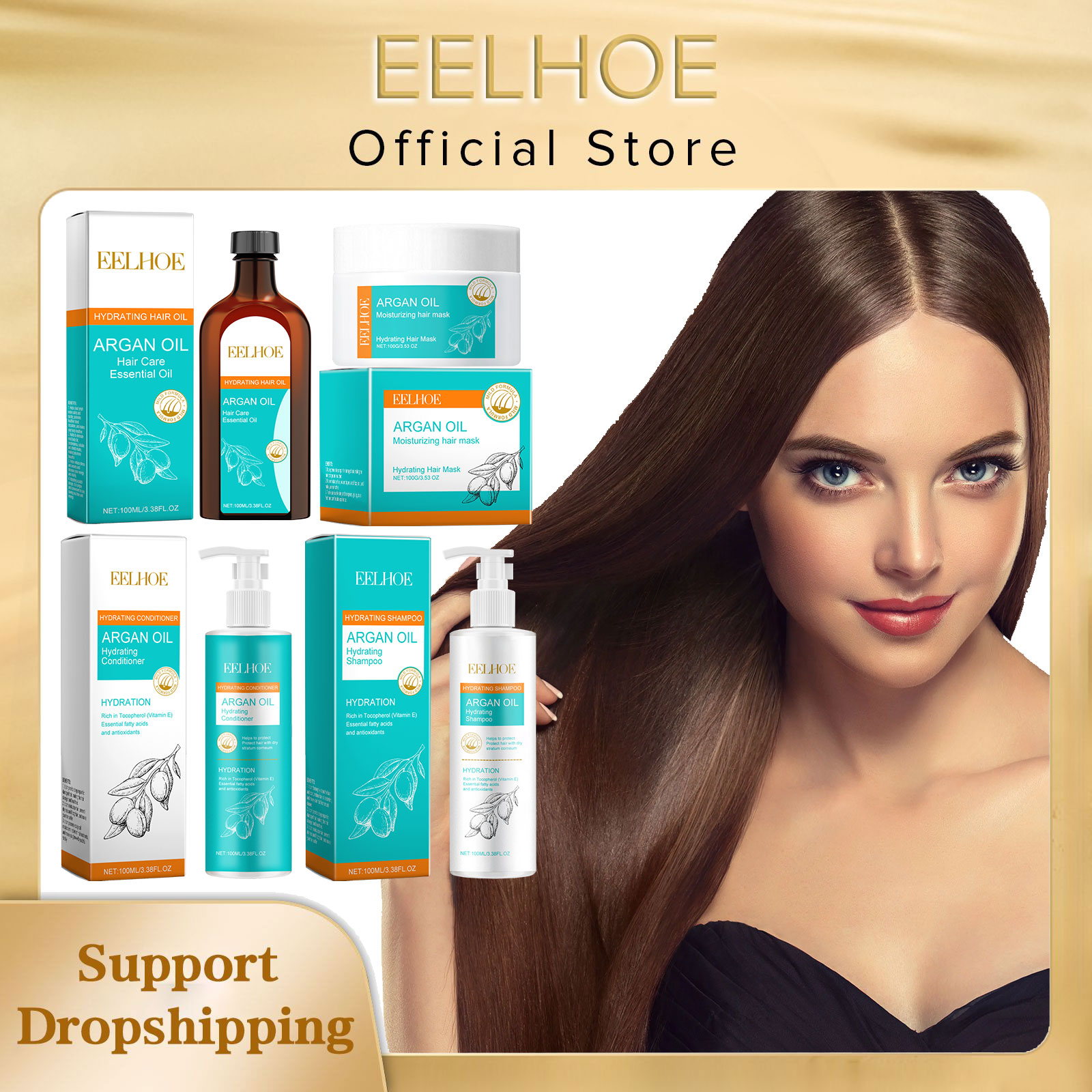 Keratin Treatment Set - EELHOE 모로코 아르간 오일 케라틴 헤어