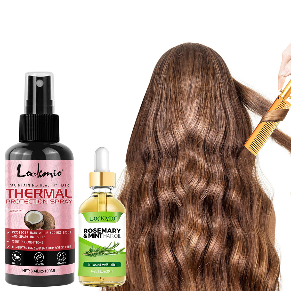 Hair Care Heat Protectant - 열 보호 스프레이 딥 너리싱 컨디셔너