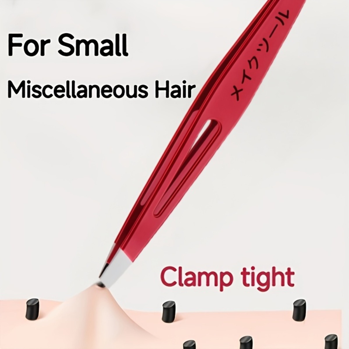Hair Care Tools - 고품질 스테인리스 스틸 레드 제모 핀셋