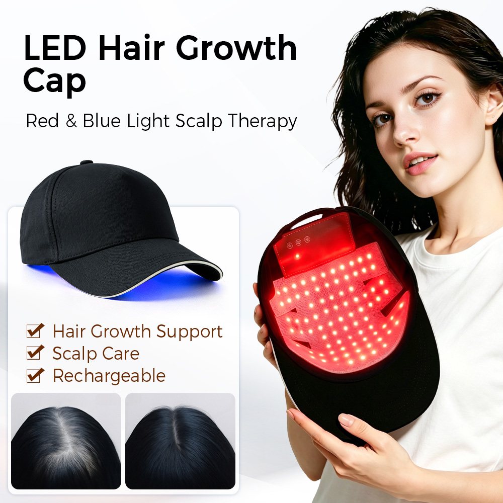 Hair Care Elseve - LED 헤어 성장 캡 레드 블루