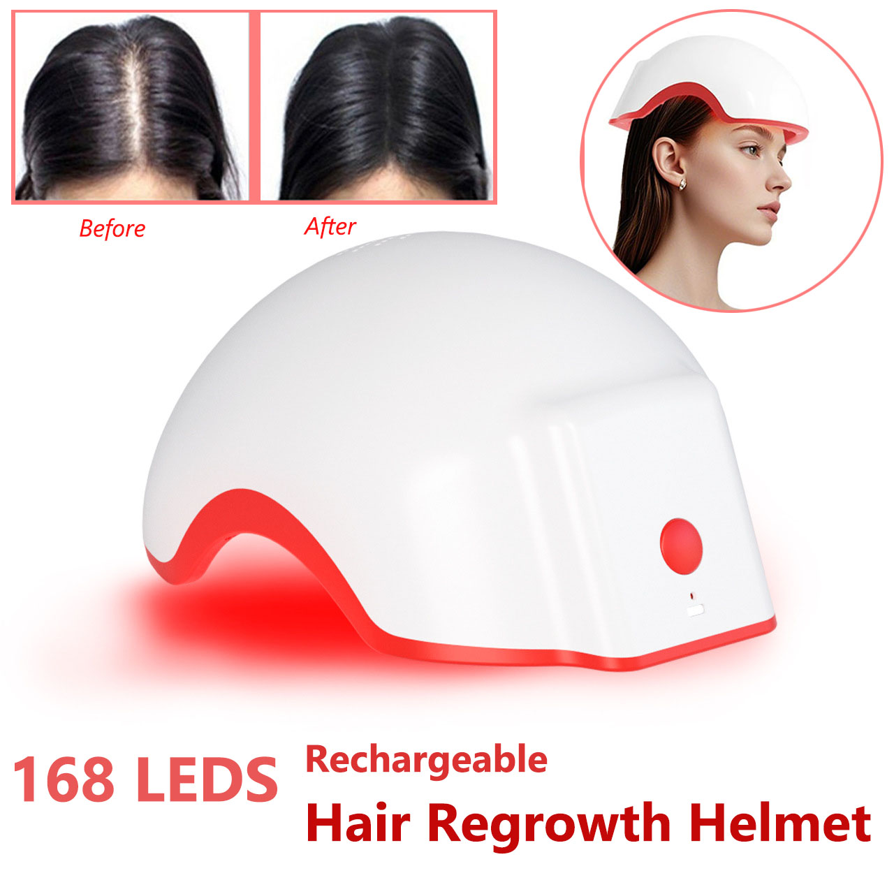 Hair Care Elseve - 적색광 치료 기기 모자 근적외선 LED
