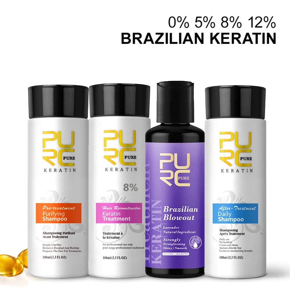 PURC 케라틴 트리트먼트 샴푸 컨디셔너 헤어 스트레이 - Hair Care Keratin Treatment 리뷰 및 가격