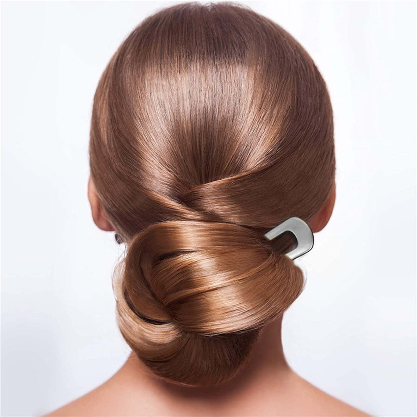 프랑스 U자형 헤어핀 빈티지 메탈 헤어 포크 여성용 두 - Hair Care Tools 리뷰 및 가격