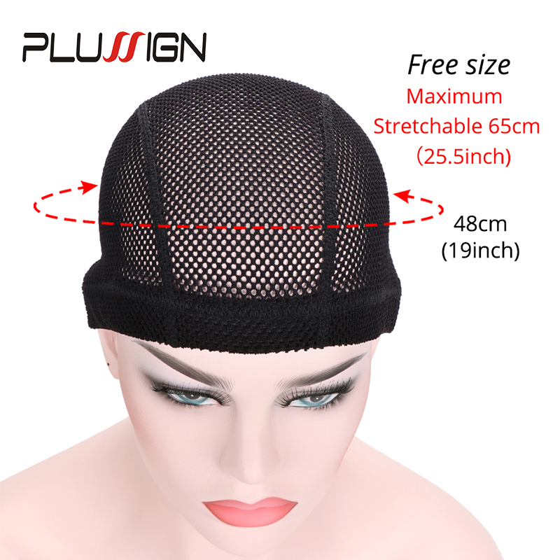 Plussign 소프트 크로 셰 뜨개질 가발 모자 두꺼 - Wig Cap Stocking 리뷰 및 가격