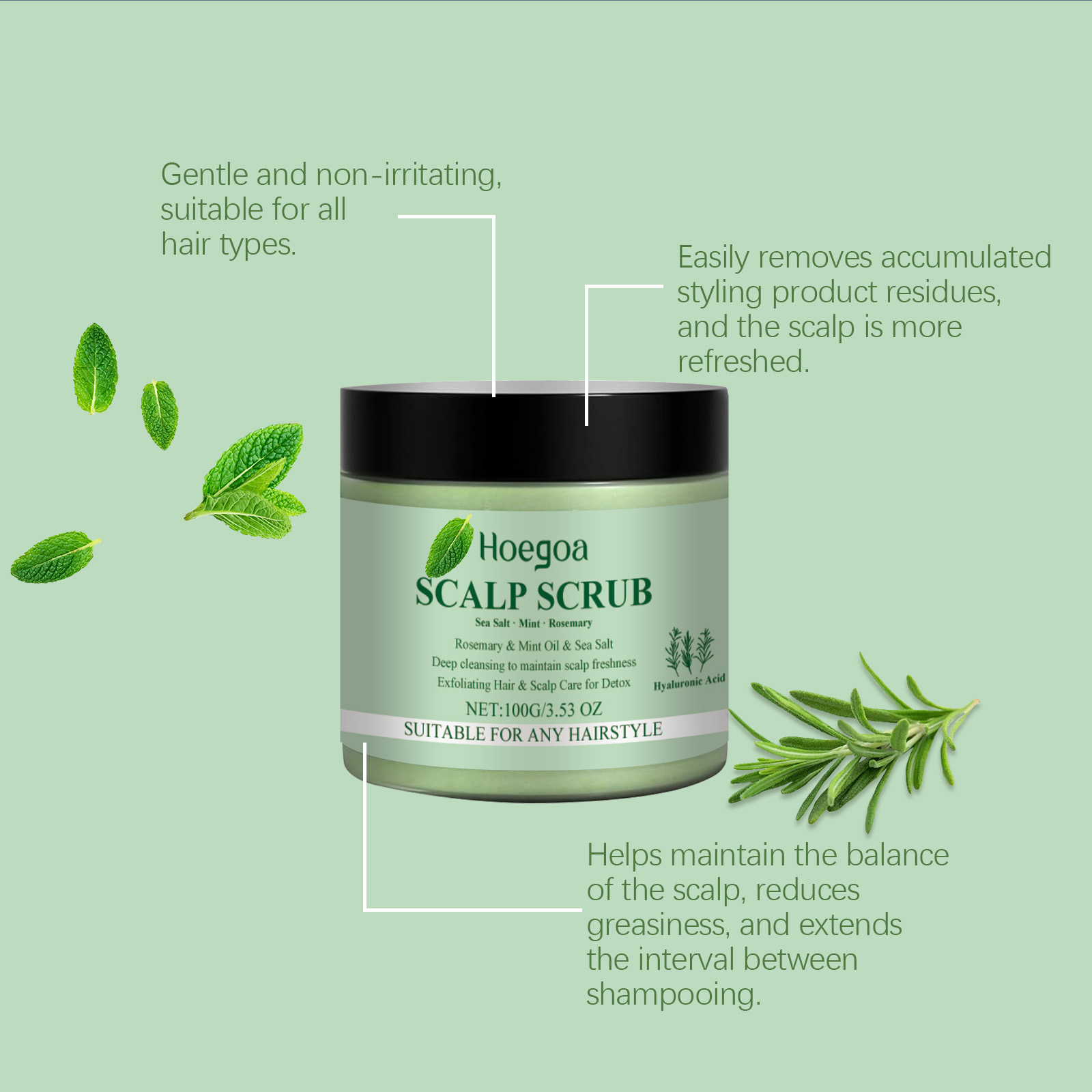 로즈마리 헤어 케어 스크럽 크림 딥 클렌징 모낭 강화  - Scalp Scrub Exfoliant 리뷰 및 가격