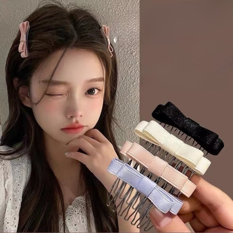 2개 세트 세련되고 사랑스러운 발레 리본 빗 프랑스 헤 - Clip In Hair Piece 리뷰 및 가격