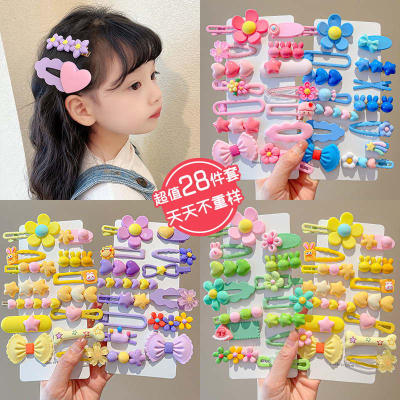 14-8 개/대 캔디 컬러 만화 Bowknot 꽃 헤어 - Hair Care Color 리뷰 및 가격