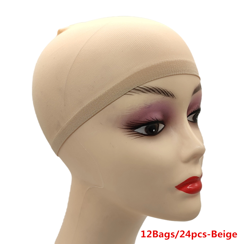 12개입/24개 패션 신축성 가발캡 나일론 메쉬 헤어넷 - Wig Cap Stocking 리뷰 및 가격