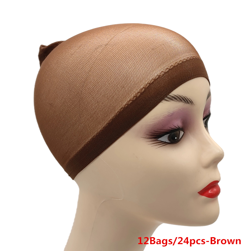 12개입/24개 패션 신축성 가발캡 나일론 메쉬 헤어넷 - Wig Cap Stocking 리뷰 및 가격