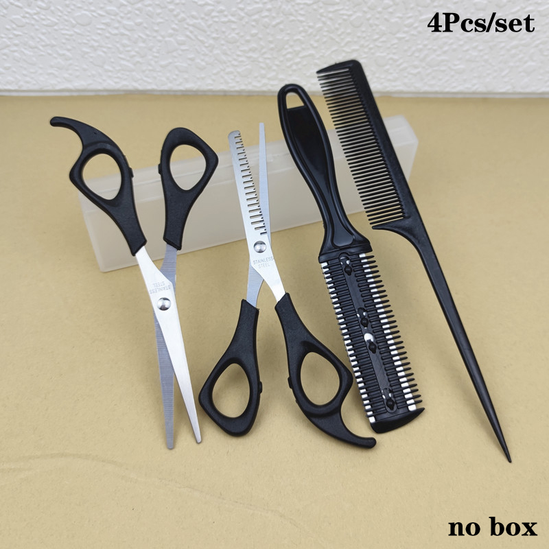 새로운【4PCS 헤어 가위 미용 가위 헤어 커팅 가위  - Hair Care Tools 리뷰 및 가격