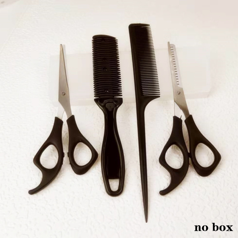 새로운【4PCS 헤어 가위 미용 가위 헤어 커팅 가위  - Hair Care Tools 리뷰 및 가격