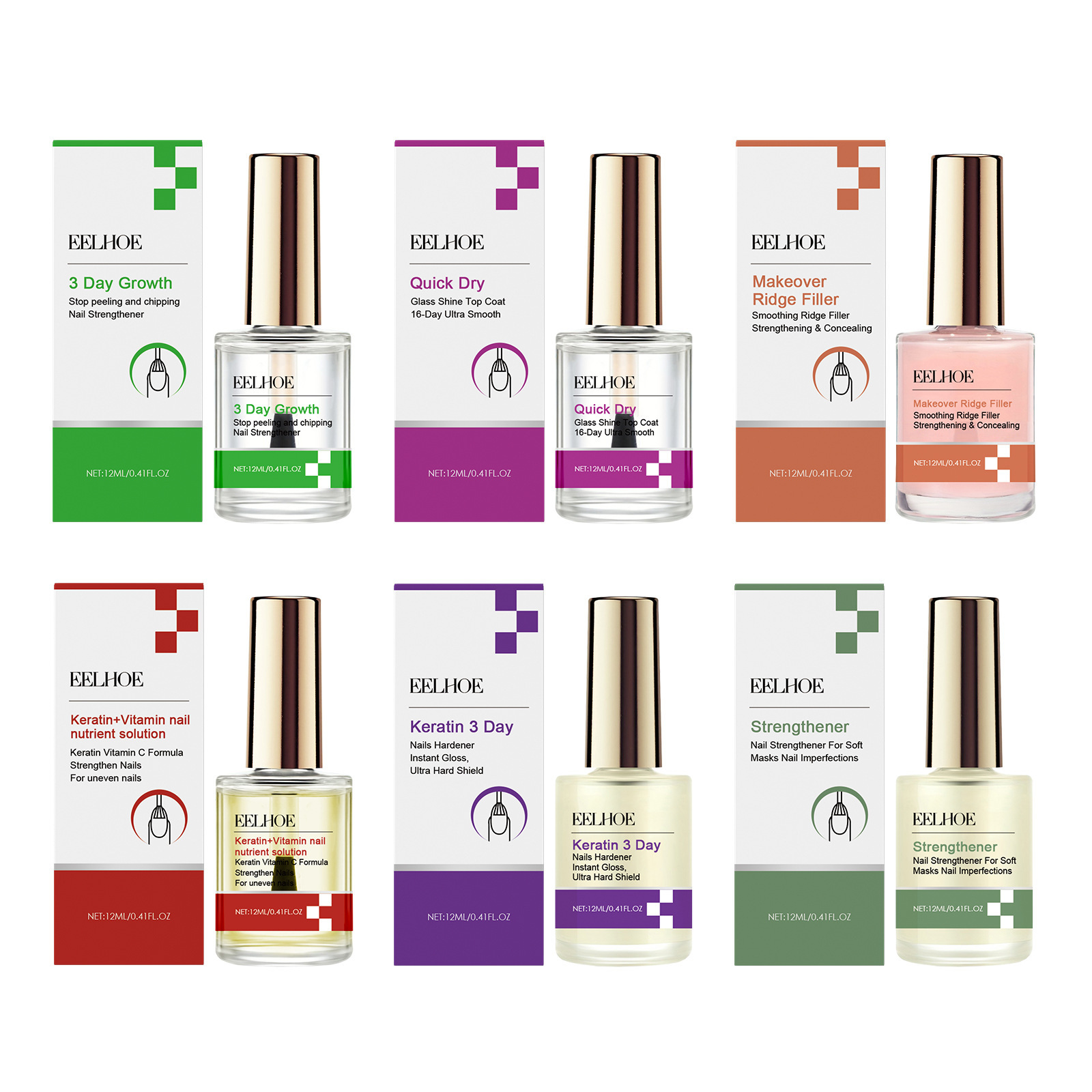 EELHOE 네일 트리트먼트용 케라틴 네일 리페어 세럼 - Keratin Treatment Set 리뷰 및 가격