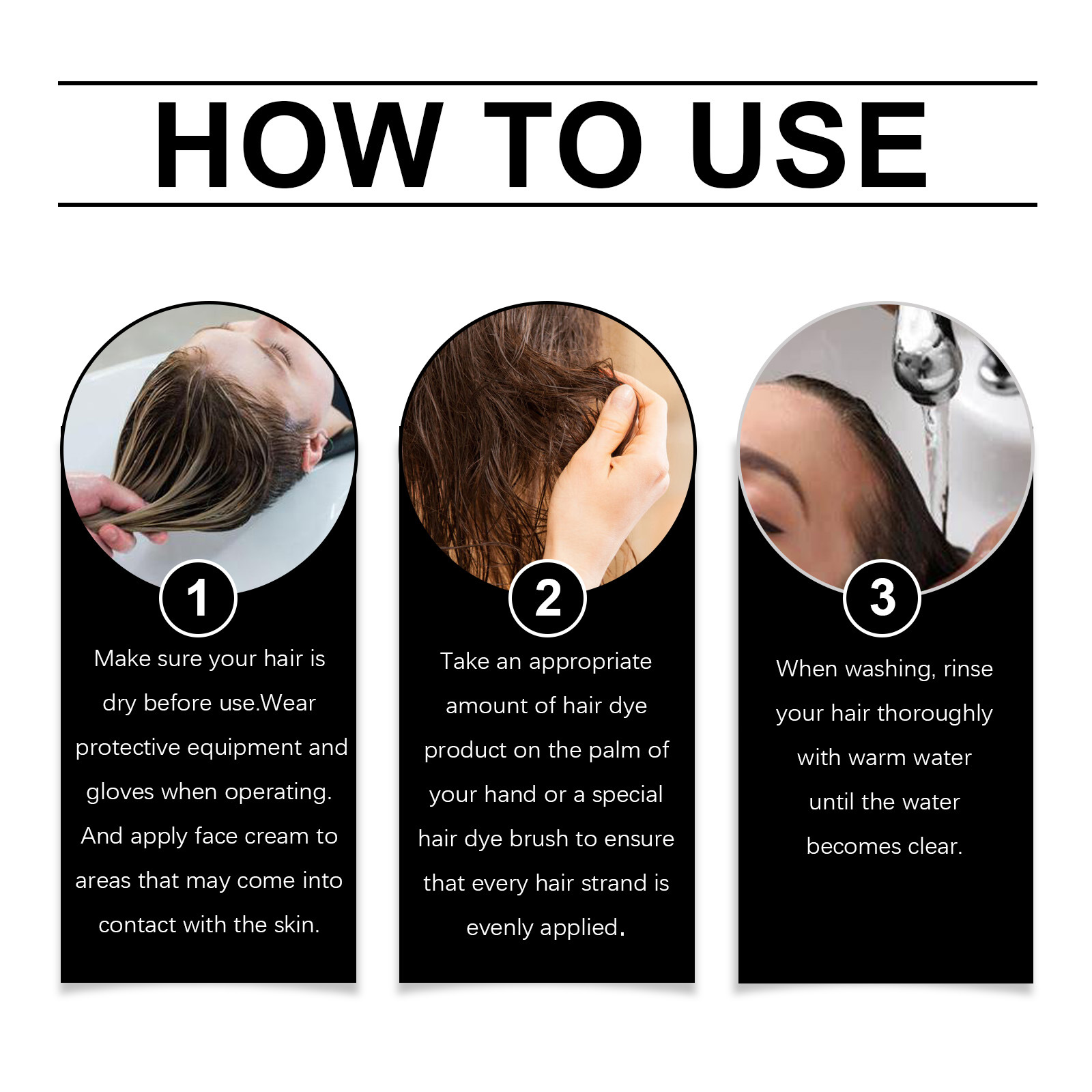 천연 허브 블랙 헤어 염색 샴푸 3단계 빠른 새치 커버 - Hair Care Step 리뷰 및 가격
