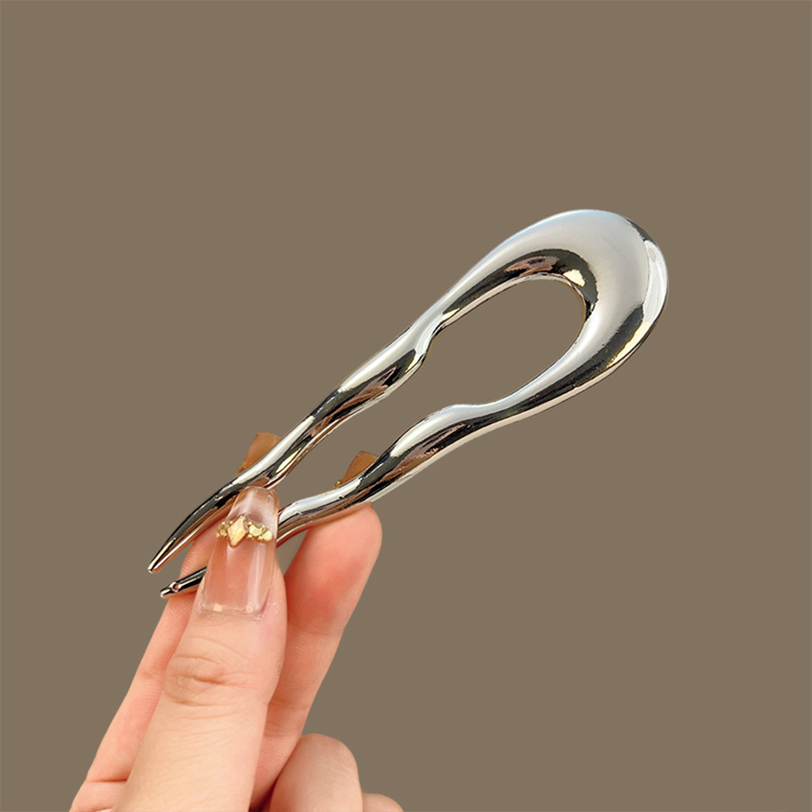 심플 메탈 합금 헤어핀 U자형 기질 강화 트위스트 더블 - Hair Care Tools 리뷰 및 가격