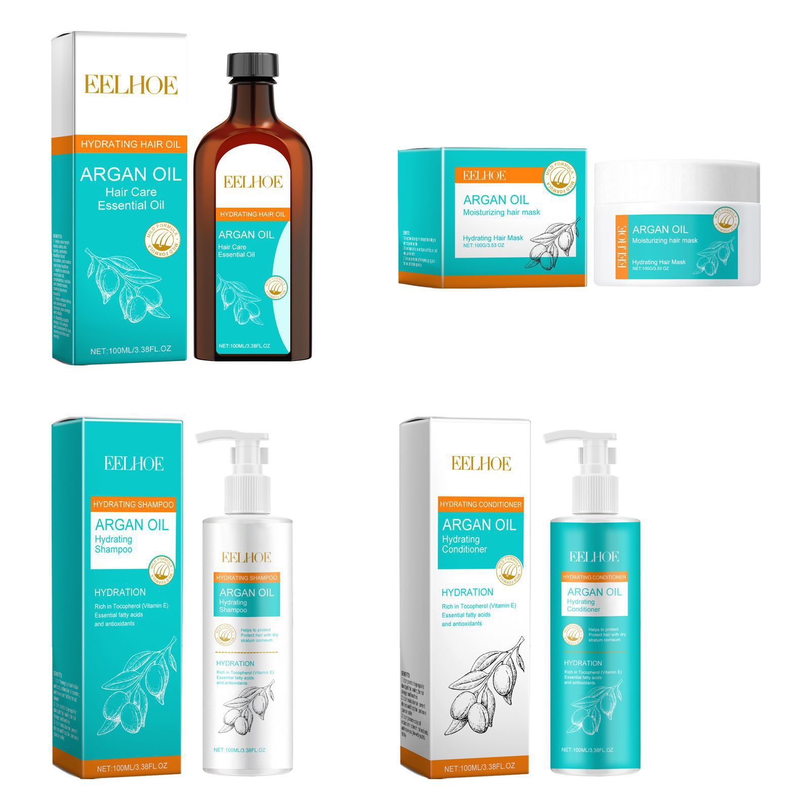EELHOE 모로코 아르간 오일 케라틴 헤어 트리트먼트 - Keratin Treatment Set 리뷰 및 가격