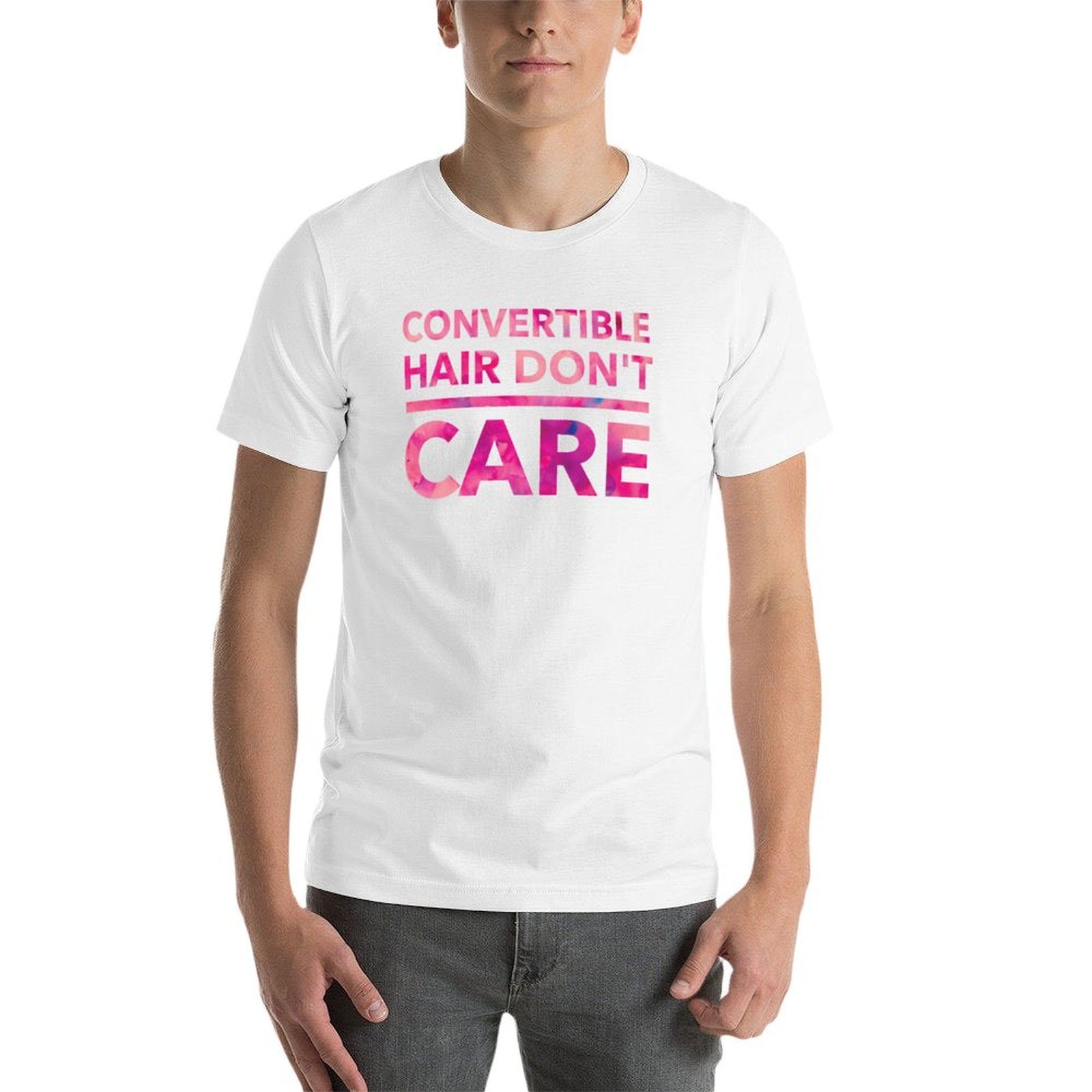 컨버터블 헤어 Don't Care 티셔츠 티셔츠 남성용 - Hair Care Luxury Brands 리뷰 및 가격