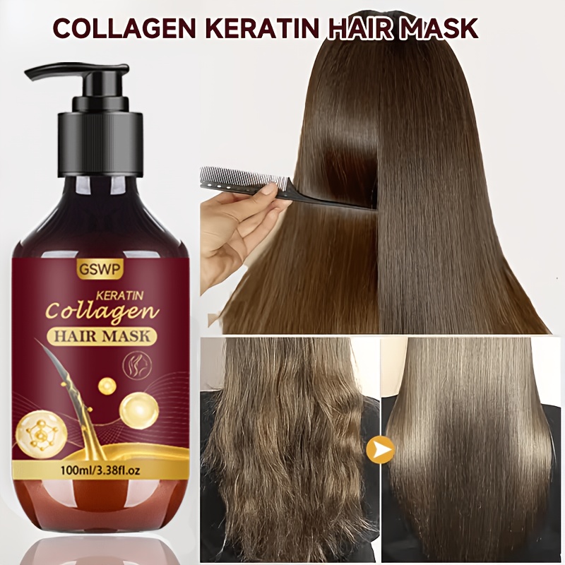 GSWP 콜라겐 케라틴 헤어 마스크, 보습 및 수분 공 - Hair Care Heat Protectant 리뷰 및 가격