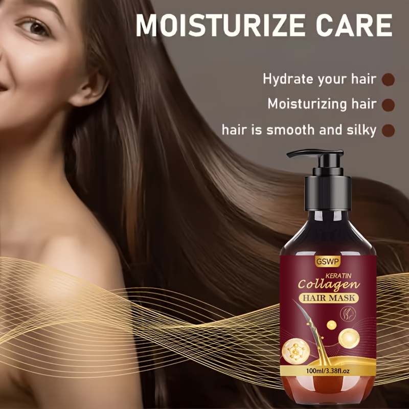 GSWP 콜라겐 케라틴 헤어 마스크, 보습 및 수분 공 - Hair Care Heat Protectant 리뷰 및 가격