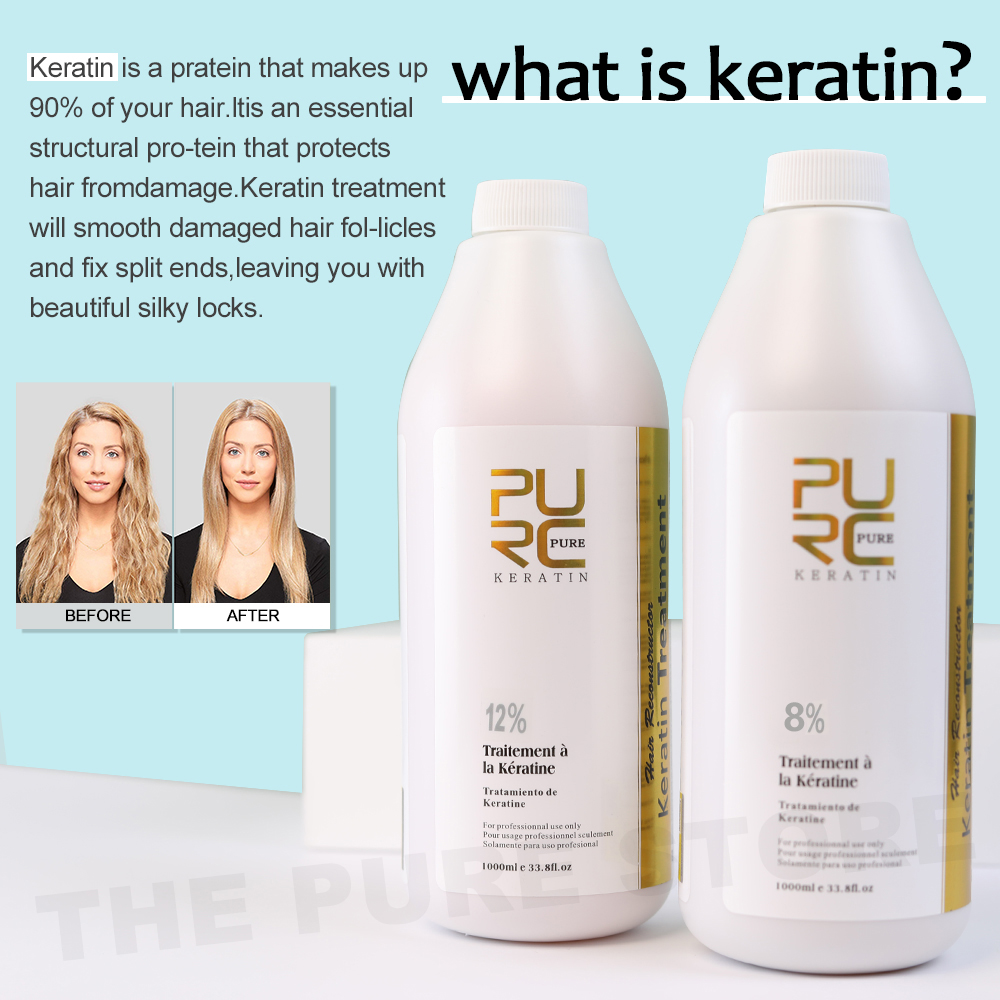PURC 12% 케라틴 스무딩 헤어 트리트먼트 곱슬 머 - Hair Care Keratin Treatment 리뷰 및 가격