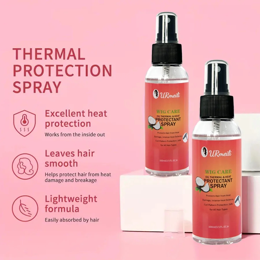 100ml 코코넛 오일 열 보호 스프레이 (가발용),  - Hair Care Heat Protectant 리뷰 및 가격