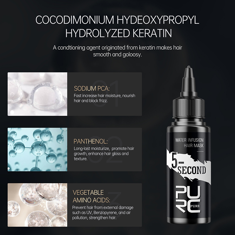 PURC 헤어 트리트먼트 5 초 헤어 마스크, 전문 케 - Hair Care Keratin Treatment 리뷰 및 가격