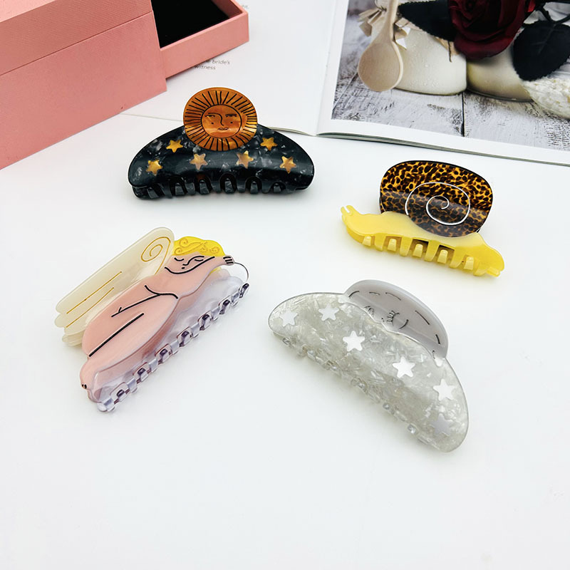 1 Pcs 여성용 헤어 발톱 꽃 달팽이 천사 귀여운 맞 - Hair Care Luxury Brands 리뷰 및 가격