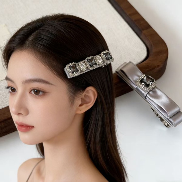 2/6 Pcs 여성용 헤어 클립 세트 한국식 리본 모양 - Hair Care Luxury Brands 리뷰 및 가격