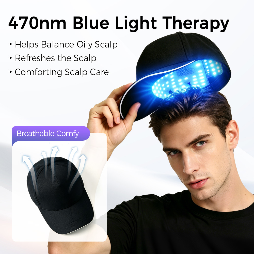 LED 헤어 성장 캡 레드 블루 라이트 테라피 모자 6 - Hair Care Elseve 리뷰 및 가격