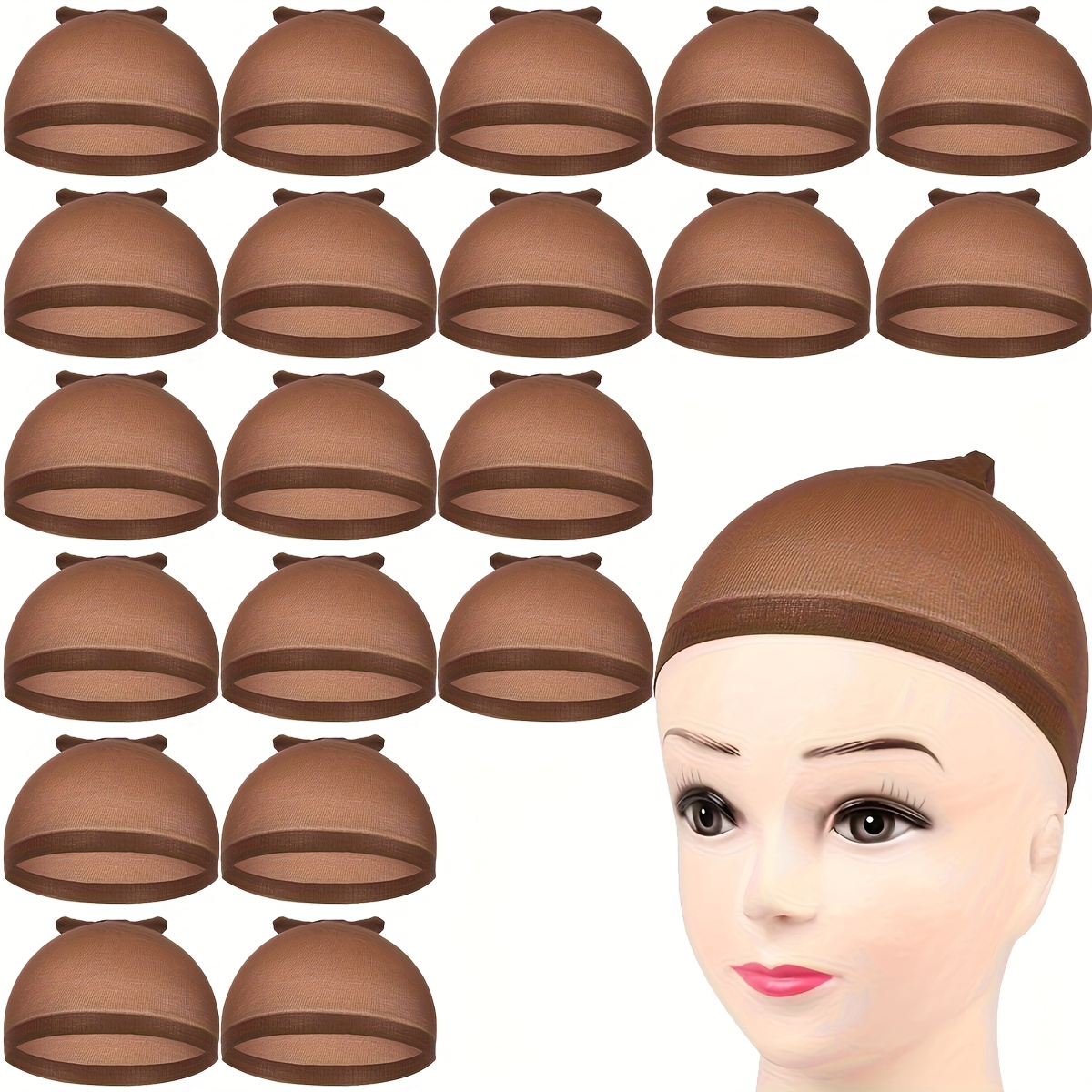 20개 나일론 가발 캡 스타킹 신축성 있는 가발 캡 블 - Wig Cap Stocking 리뷰 및 가격