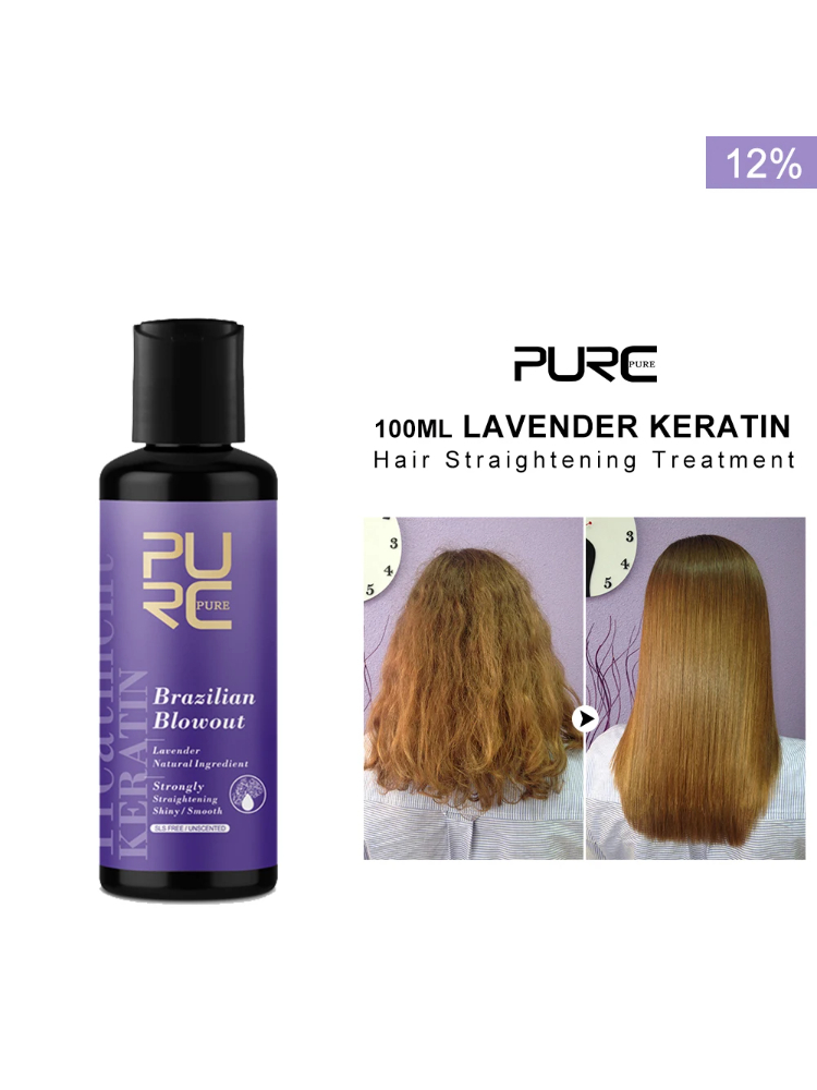PURC 라벤더 12% 브라질 케라틴 스트레이트 닝 트 - Keratin Treatment Set 리뷰 및 가격
