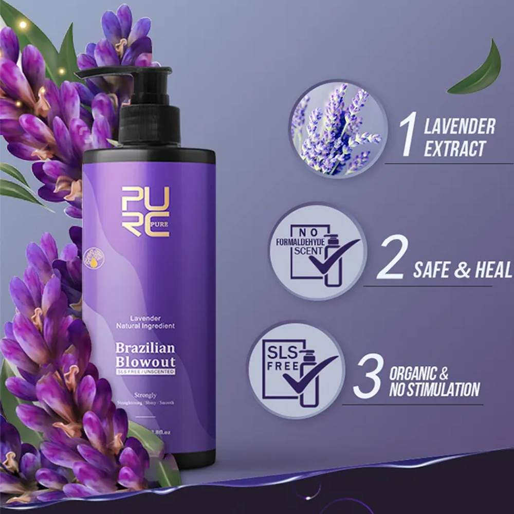 PURC 라벤더 12% 브라질 케라틴 스트레이트 닝 트 - Keratin Treatment Set 리뷰 및 가격